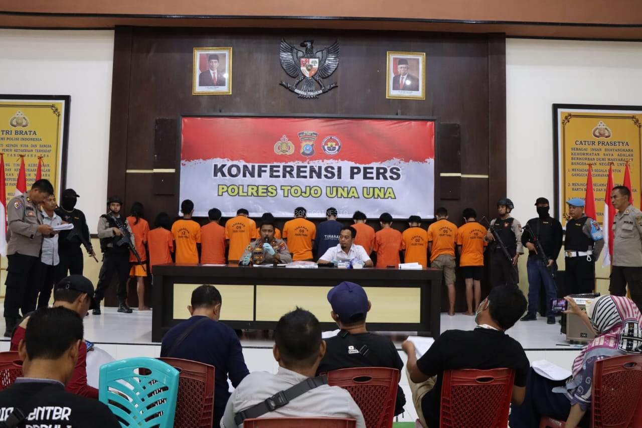 Polisi Cokok 13 Pelaku Sekaligus Pelaku Pencabulan Anak Dibawah Umur 