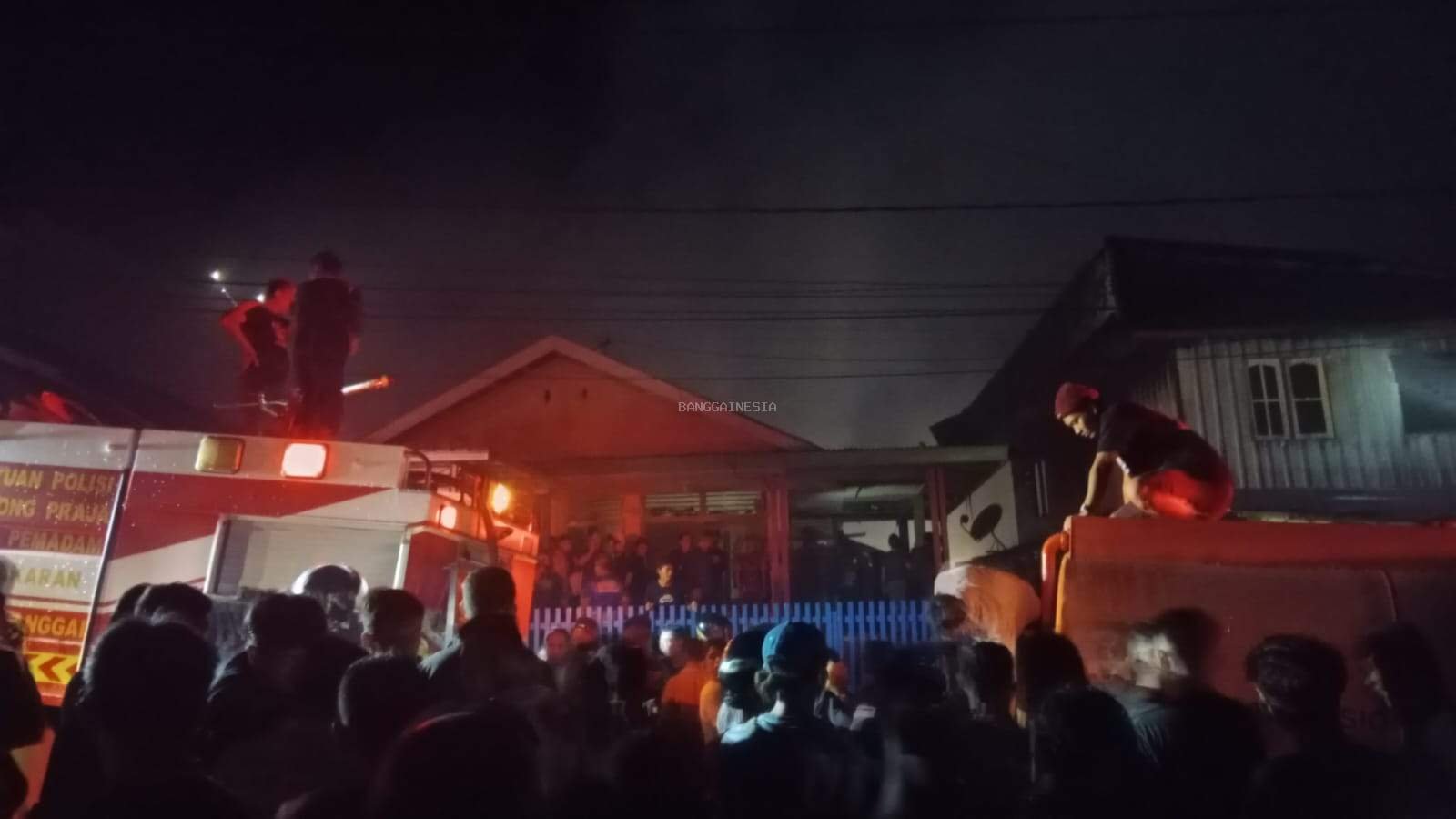 Kebakaran Hebat di Luwuk Lalap Empat Rumah dan Satu Korban Tewas