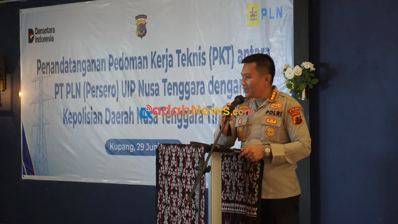 PLN UIP Nusra dan Polda NTT Perkuat Sinergi Pengamanan Proyek Strategis Ketenagalistrikan